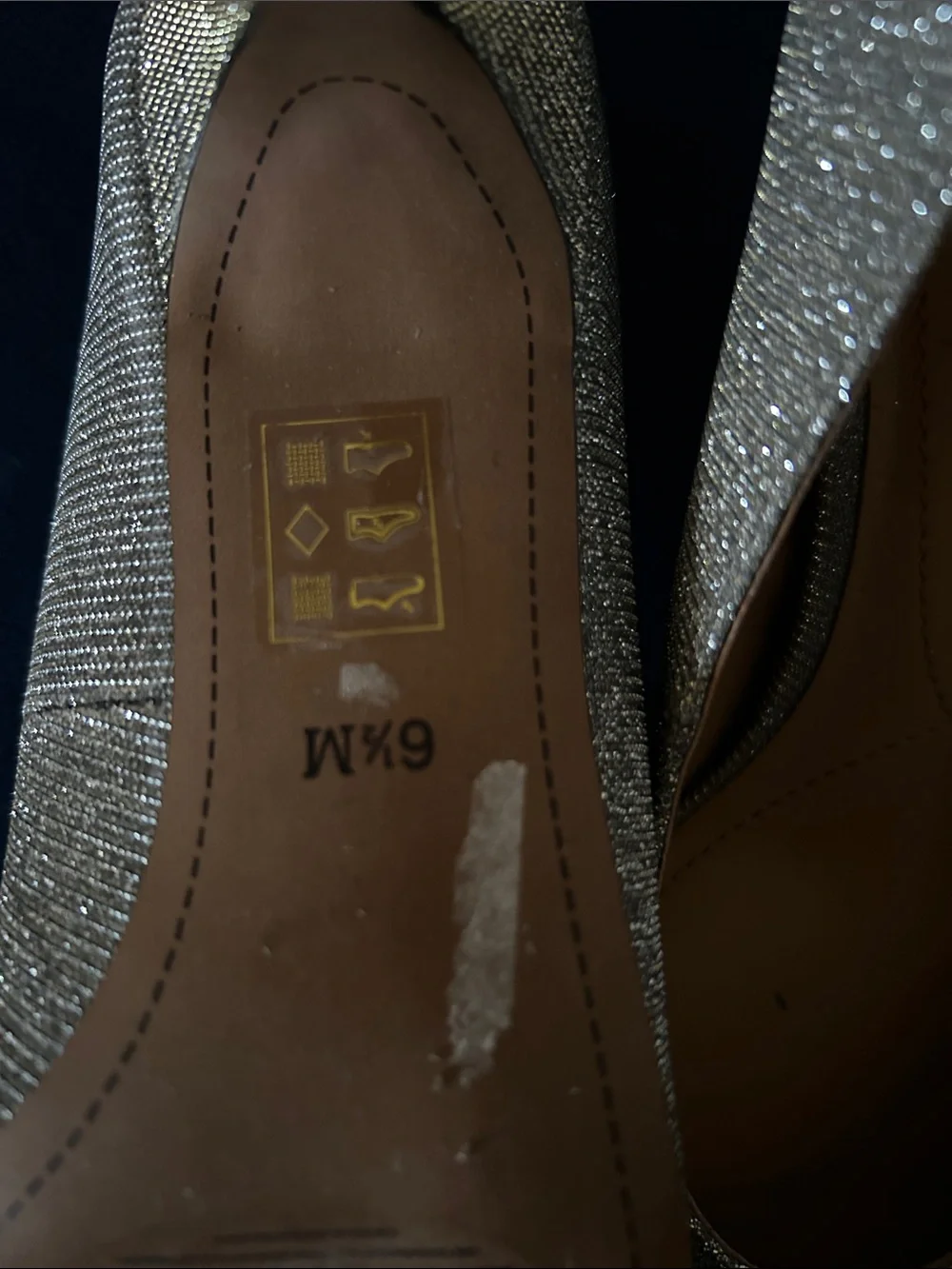 J.Renee Silver Pointed-Toe Heels with Beaded Brooch